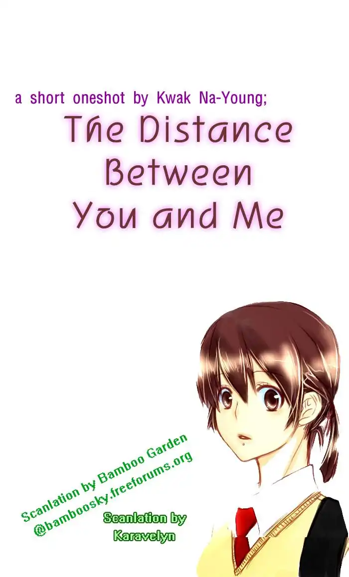 Distance Between You and Me Chapter 0 1